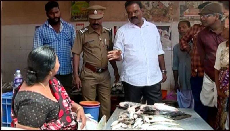 100 kilo old fish seized from kollam