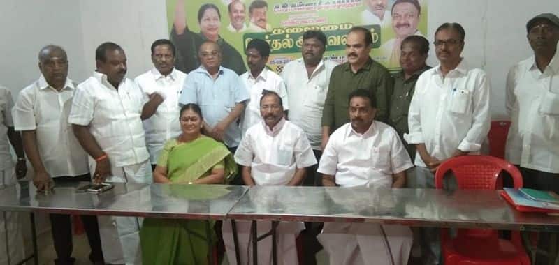 minister thangamani and others in vellore