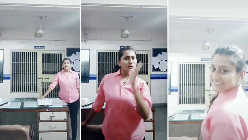 Dance at the police station ... Female Guard's dismissal
