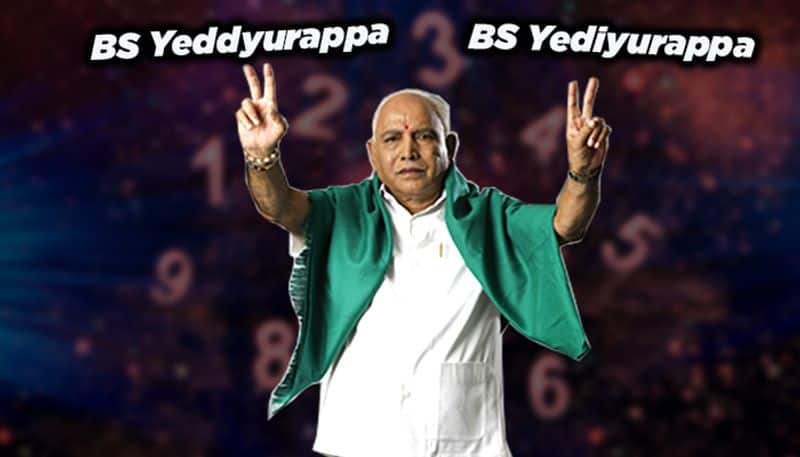 From Yediyurappa to Yeddyurappa to Yediyurappa How spellings have changed BSYs fortunes