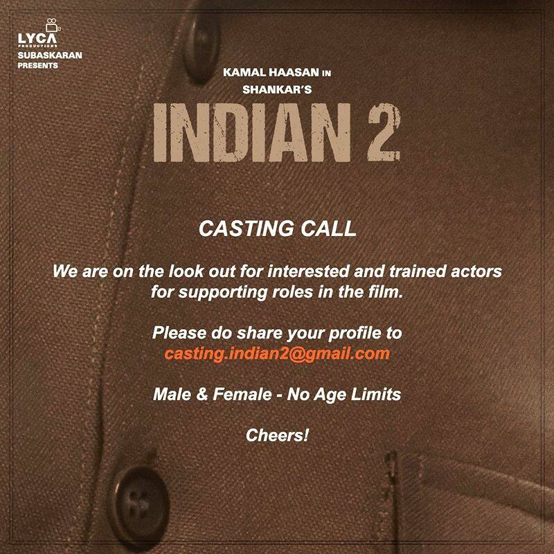 indian 2 movie casting call issue