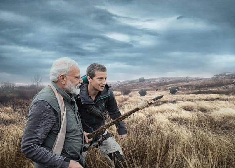 Watch  PM Narendra Modi on Man Vs Wild with Bear Grylls