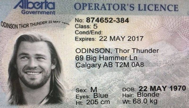 Man Tries To Use Fake ID With Chris Hemsworth Pic
