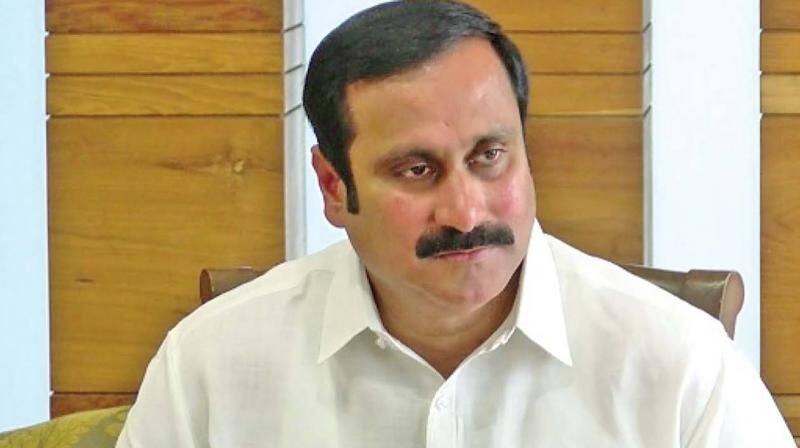 pmk mp anbumani statement against southern railway recruitment for north indians