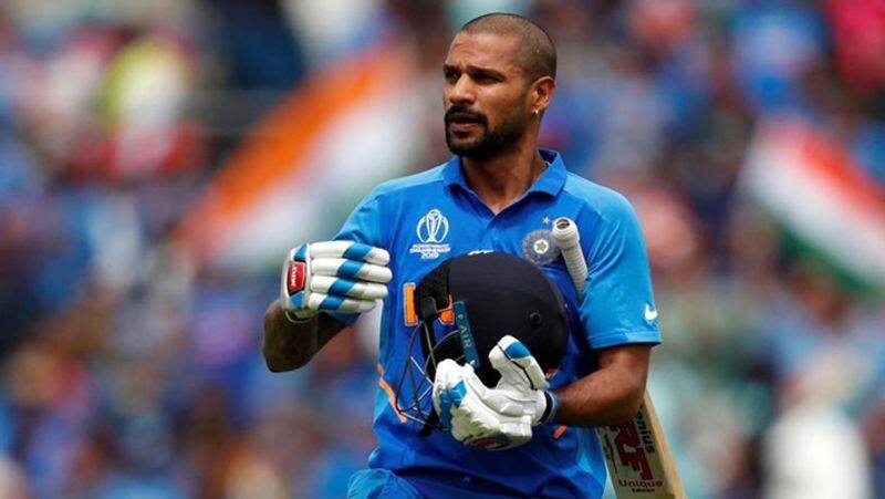 dhawan out in very first over in second odi against west indies