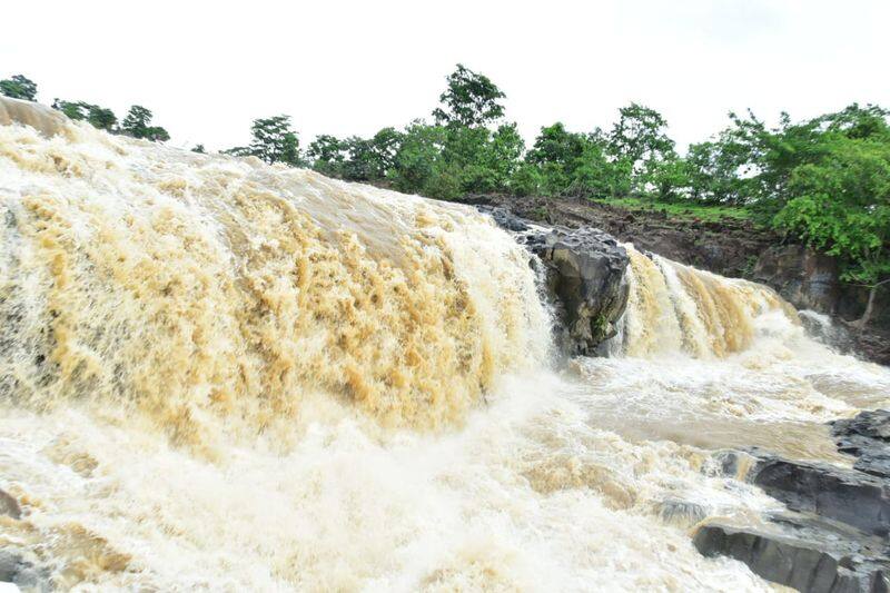 minister indrakaran reddy visits pochera waterfalls