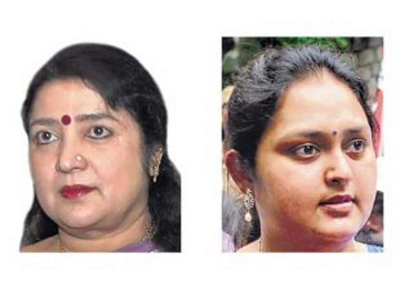 actresses latha and vinya get postings in admk