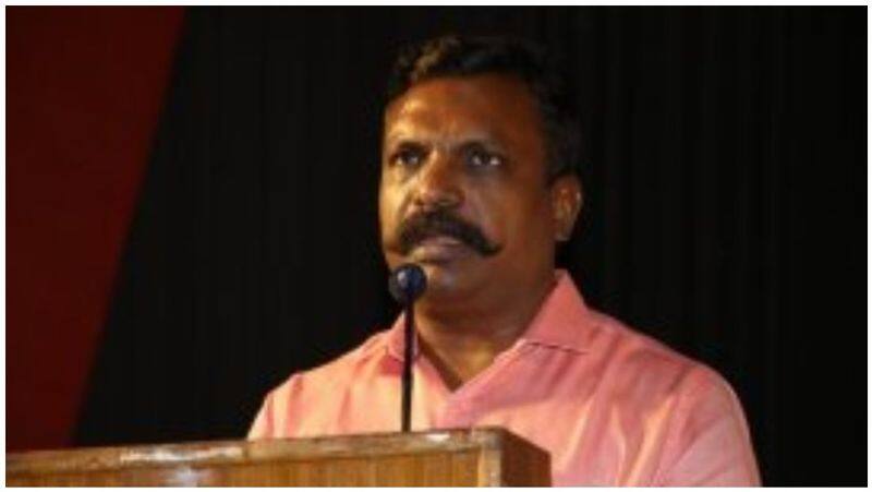 vck leader thirumavalavan condemned tri languvage system,and against try to imposing samaakritham