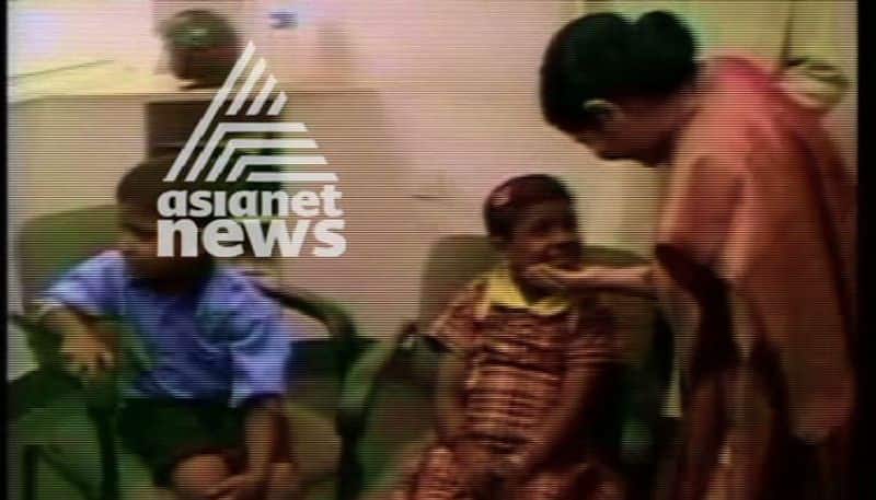 exclusive visuals of sushma swaraj visits hiv affected kids at kollam in 2003
