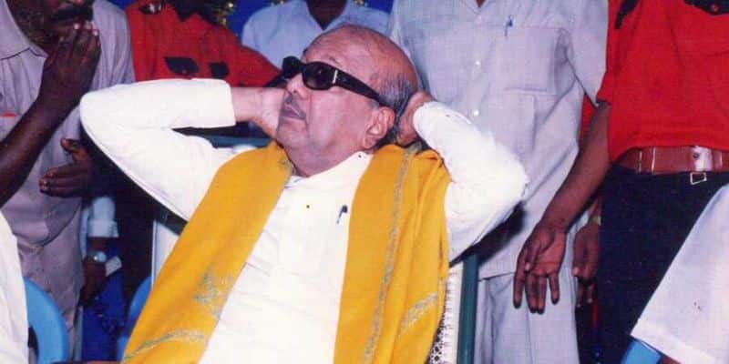 maithreyan paid homage to karunanidhi