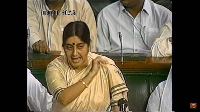 Sushma  Swaraj who told the world, height doesn't matter