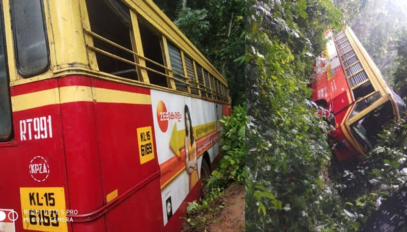 ksrtc bus accident in thiruvananthapuram palod many injured