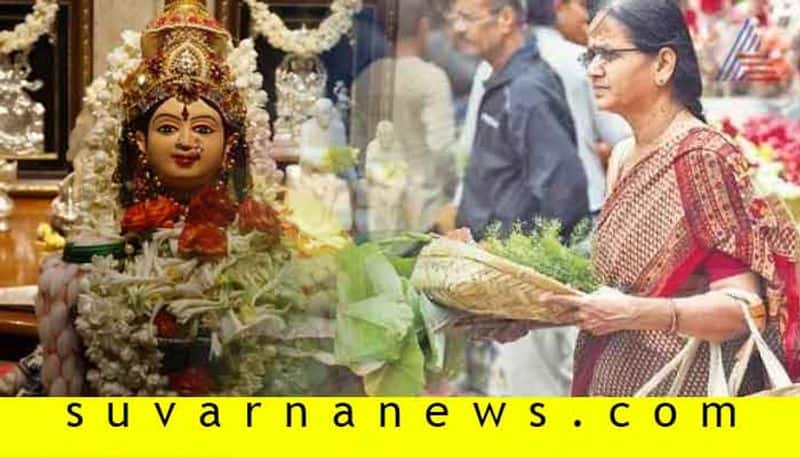 Significance of varmahalakshmi festive and how to drape a saree to idol