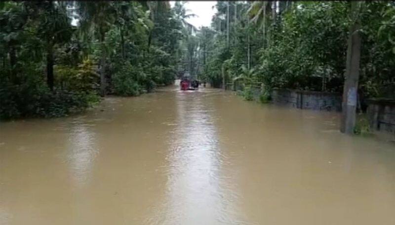 ponniam mahe  rivers overflowing in heavy rain