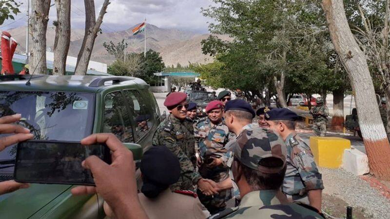 team india cricketer Dhoni celebrate 73rd Independence Day at ladakh
