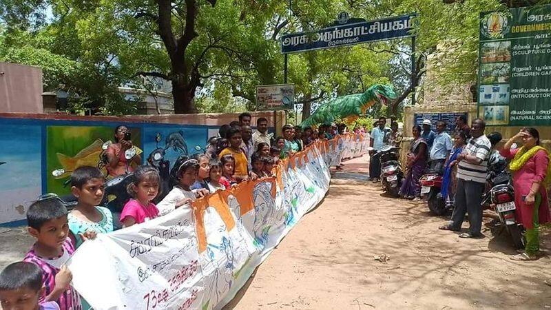 nellai students keeps record in independence day