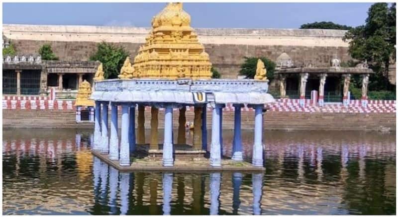 athivarathar to be kept in ananthasaras pond tonight
