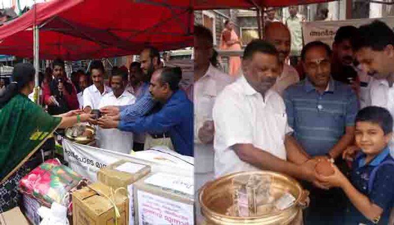 anpodu munnar collects more than three hundred kits for flood relief