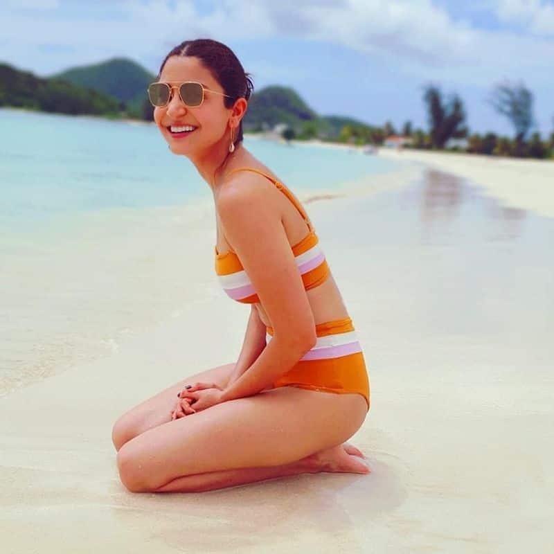Anushka Sharma trolled again for 'sun-kissed' bikini pic