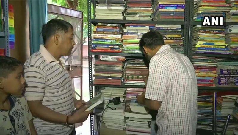he collects book and distribute them to needy