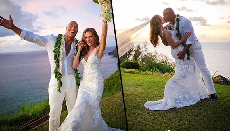 Dwayne Johnson marries longtime girlfriend Lauren Hashian in secret Hawaiian wedding (Pictures)
