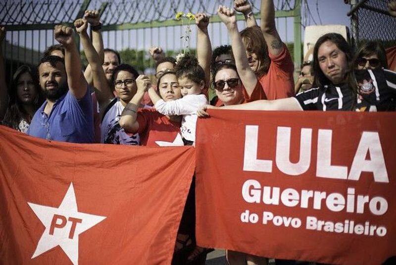 500th day of imprisonment for leftist former Brazilian President lula da silva