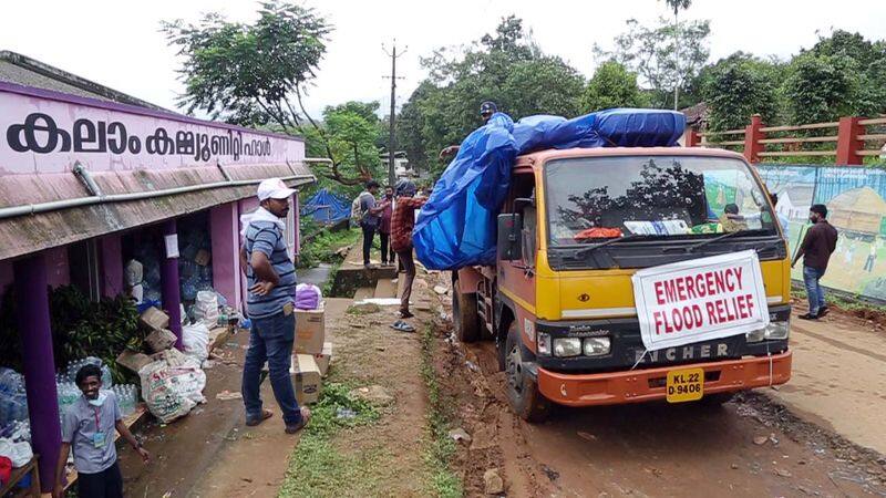 Flood relief activities in wayanad