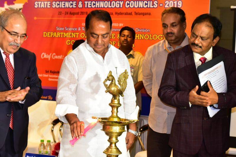 minister indra karan reddy state science and technology council meeting