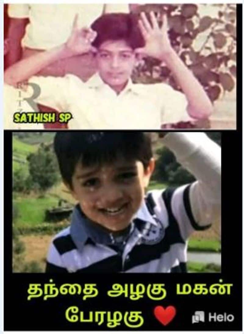ajith old photo found which was taken before 35 yrs
