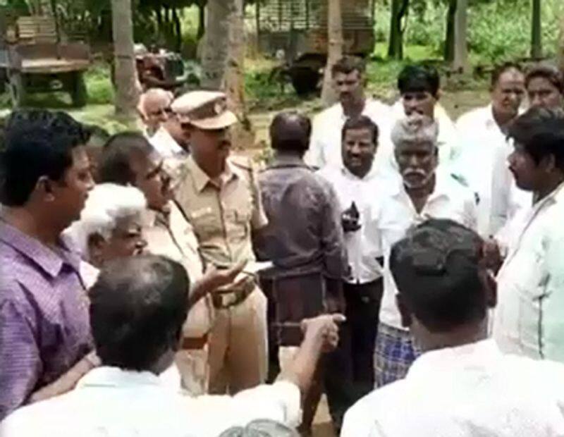 govt allocated land for village people for doing last rites