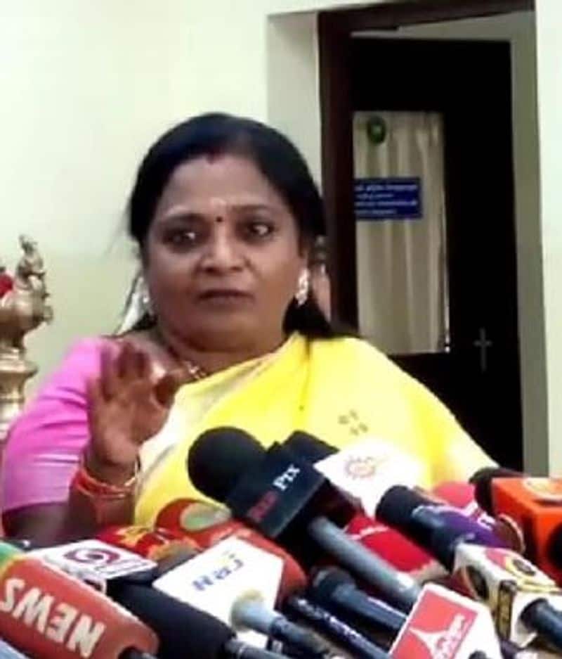 tamilisai changed her hairstyle and looks good