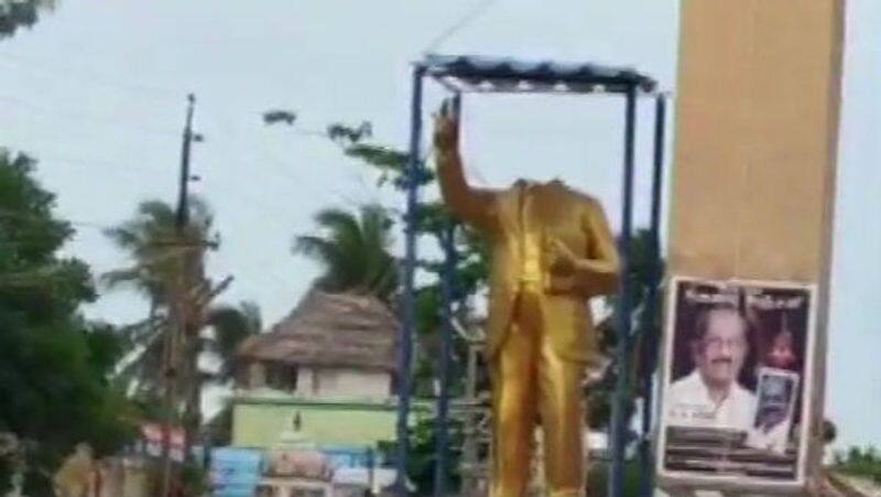 thol.thirumavalavan condemned for ambedkar statue damaged