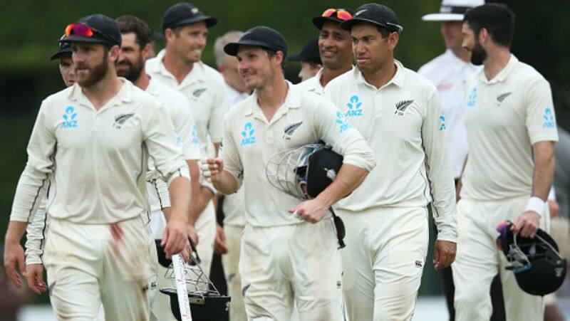 new zealand innings win against england in first test and second place in icc test championship