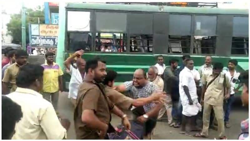 Murder attack on passenger ... Government bus conductors atrocity