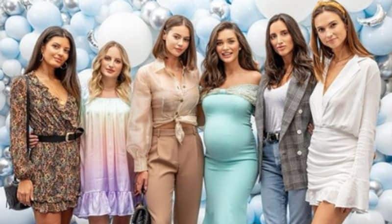 amy jackson blessed with a baby boy