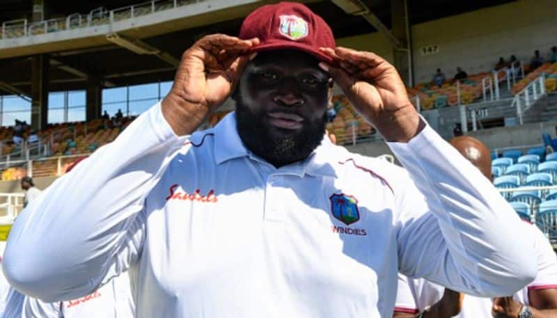 west indies debut player cornwall weight record