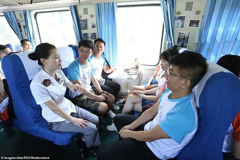 China sends single people overnight love train