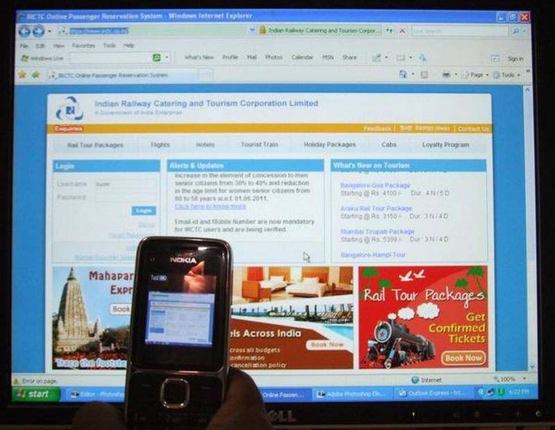 irctc reduces convenice charge for online booking