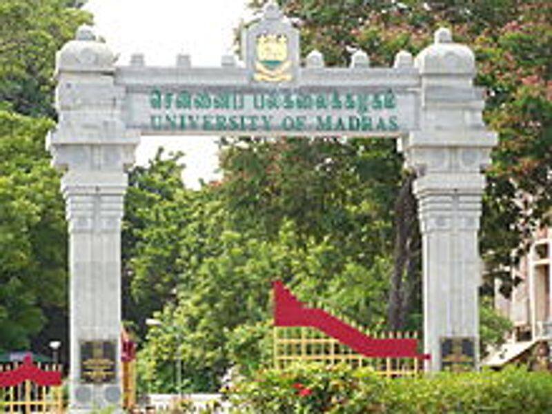 university of madras circular to student and professors