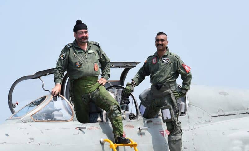 Wing Commander Abhinandan Varthaman flies joint sortie with IAF chief