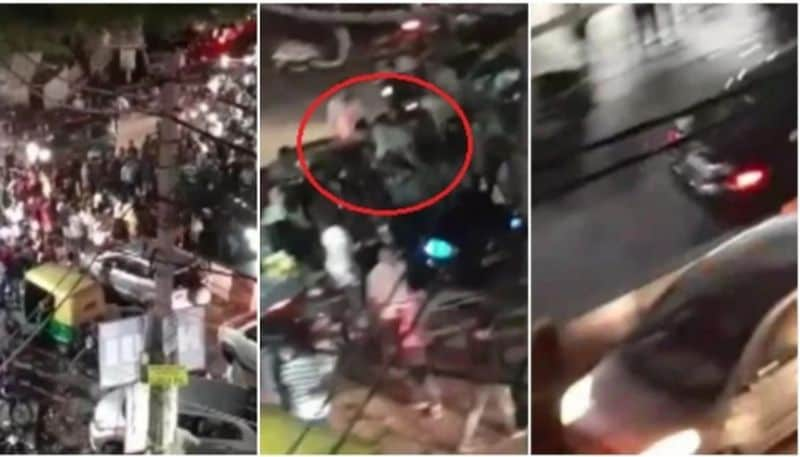 Caught on camera: Man rams into crowd twice in Delhi, driver absconding