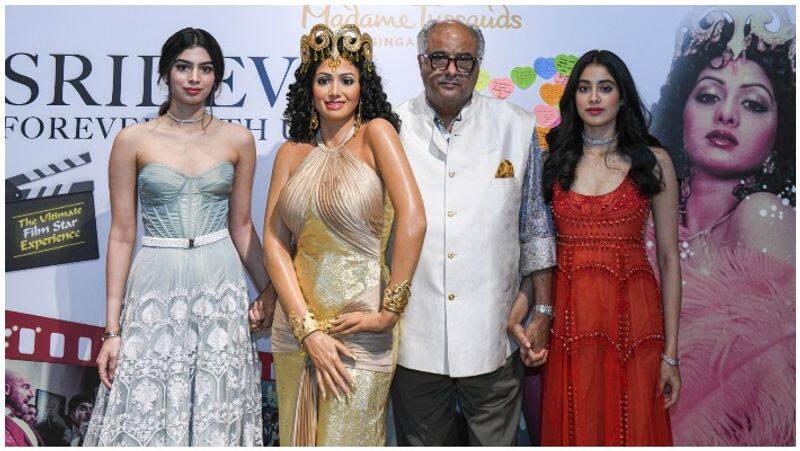 official launch of Sridevi's first and only unique wax figure in Madame Tussauds Singapore