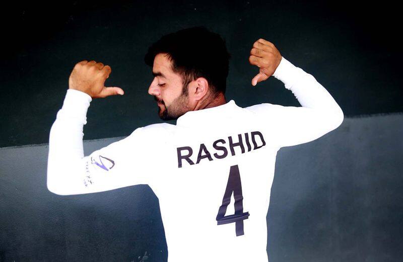 afghanistan captain rashid khan creates history in test cricket