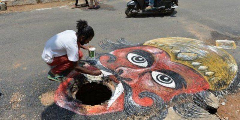 Man behind the pot hole moonwalk, Badal Nanjundaswamy