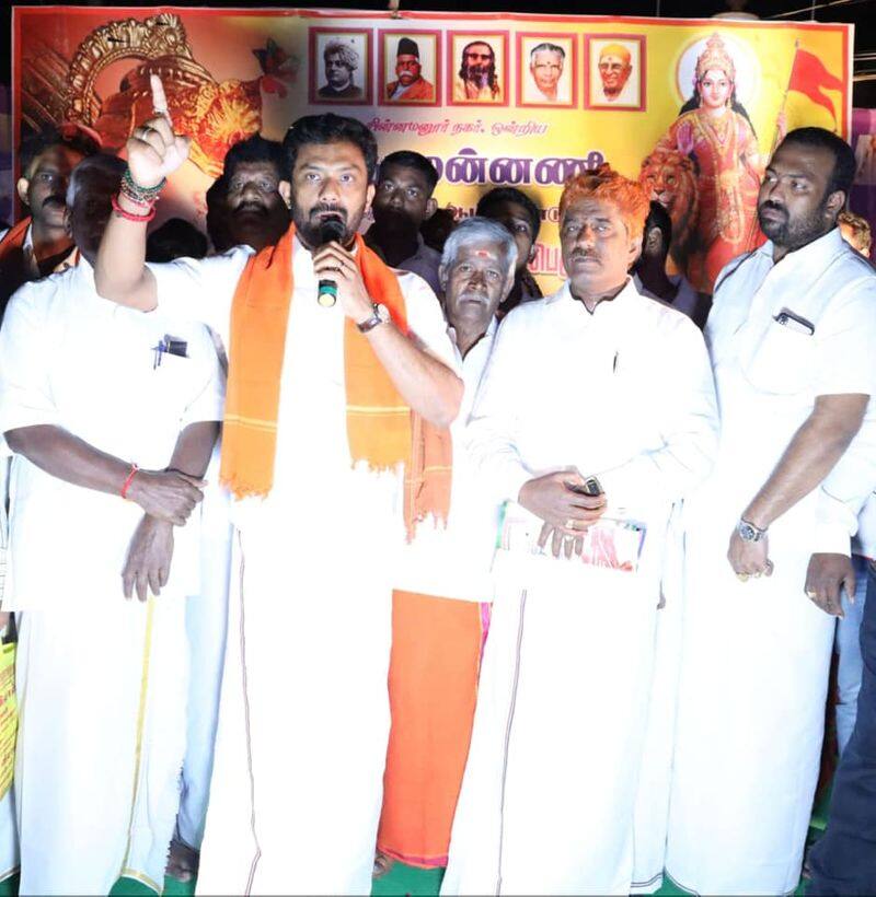 H. Raja whitewashes DMK's anti-Hinduism