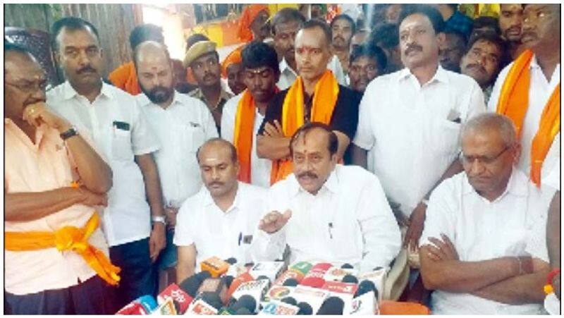 Bjp party bearers  against H. Raja in Sivagangai .. continues to resign.!