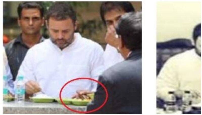 fake photo of rahul gandhi with Imran khan