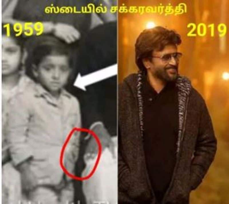 rajinikanths old photo found in the social network and goes viral