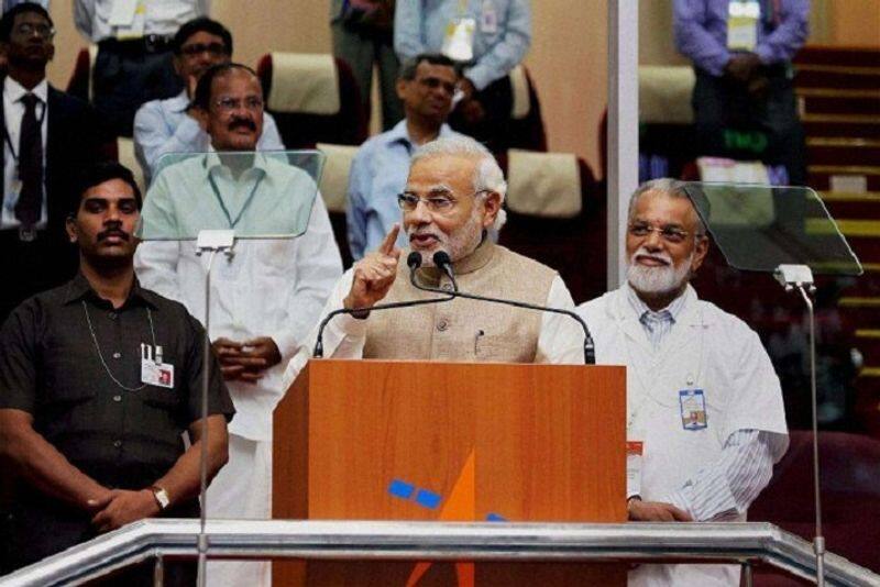 modi explained well about isro scientist and conveyed his wishes to them