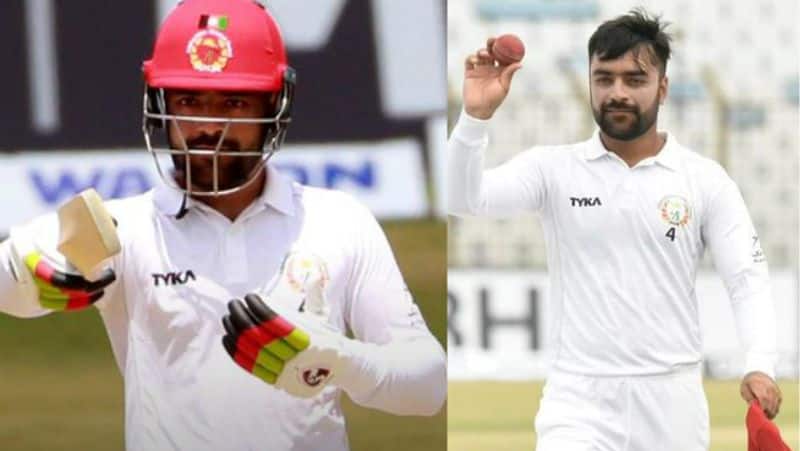 zadran and asghar afghan half centuries lead afghanistan to strong position in only test against bangladesh